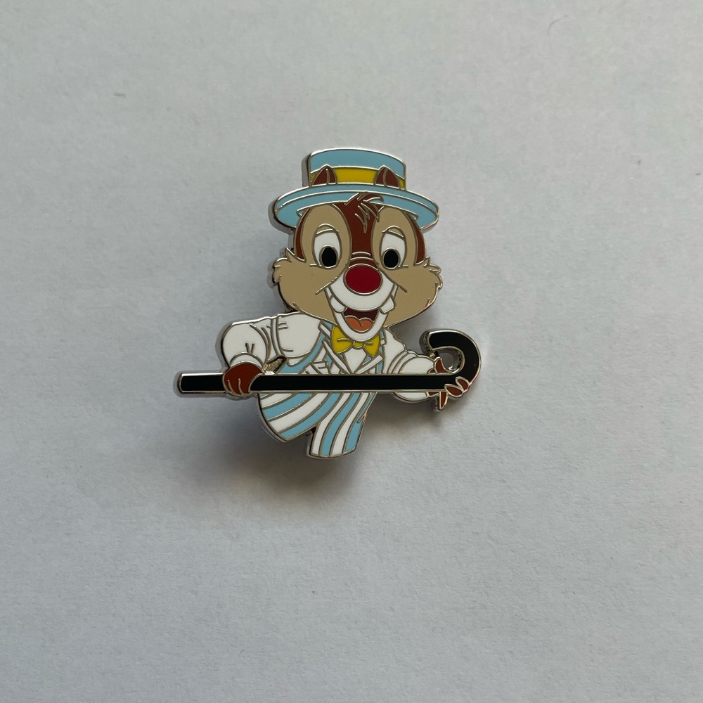 Disney Park Pin Trading Dapper Dale Chipmunk Enamel Pin